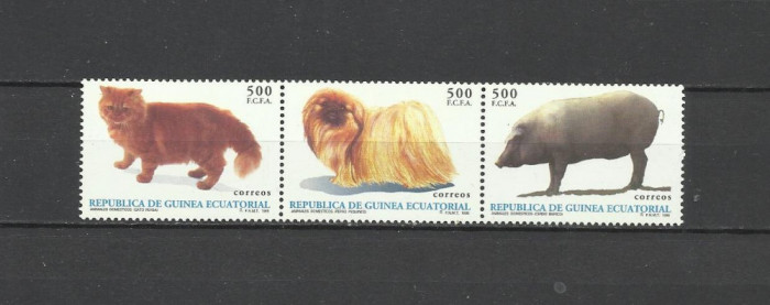 GUINEA ECUATORIALA 1995 FAUNA ANIMALE DOMESTICE