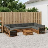 Cumpara ieftin Set de canapele de exterior 10 buc. 9-Locuri
