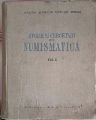 STUDII SI CERCETARI DE NUMISMATICA VOL.1-COLECTIV-221651 foto