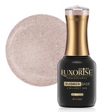 Cumpara ieftin Rubber Base LUXORISE French Collection - Frosted Champagne 15ml