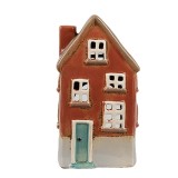 Cumpara ieftin Candela Casuta ceramica multicolora 10x8x18 cm
