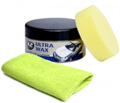 ULTRA WAX Ceara auto carnauba cu burete aplicator foto