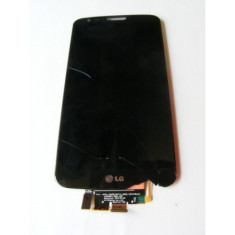 Modul Display LCD LG G2 Touch-Spart (Cu Rama) Negru Orig Swap foto