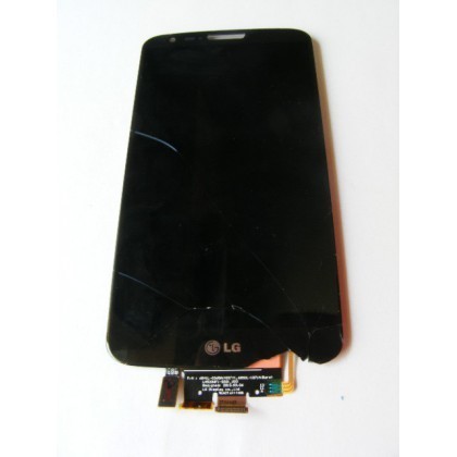 Modul Display LCD LG G2 Touch-Spart (Cu Rama) Negru Orig Swap