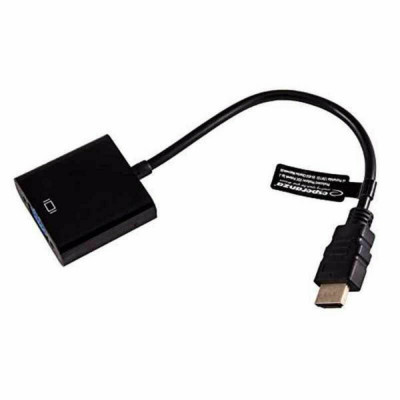 HDMI to VGA Adapter GEMBIRD S0223205 1080 px 60 Hz Black 15 cm foto