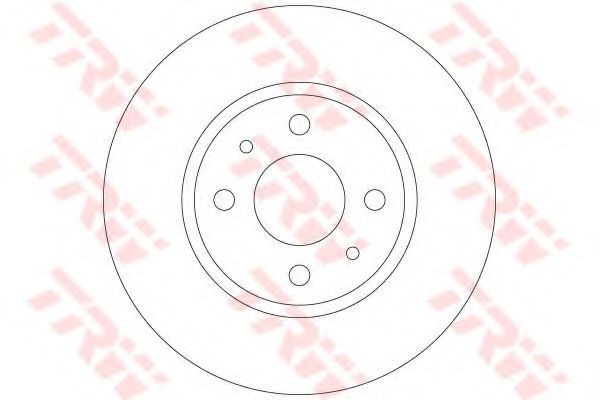 Disc frana FIAT 500 C (312) (2009 - 2016) TRW DF6231
