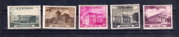 ROMANIA 1955 - MUZEE DIN BUCURESTI - LP. 388