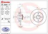 BREMBO 08.A858.17 PRIME LINE - With Bearing Kit Disc frana