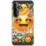Husa personalizata pentru samsung galaxy s24, magsafe atasare magnetica, emoji baby face