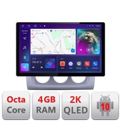 Navigatie dedicata Ford Focus 2 Manual N-140-manual Edonav ecran 13&amp;quot; 2K 4+32 Android Waze USB Navigatie 4G 360 Toslink Youtube CarStore Technology foto