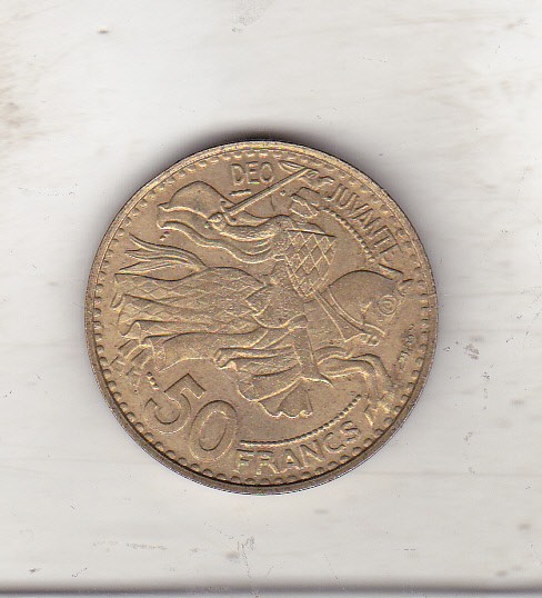 bnk mnd Monaco 50 franci 1950