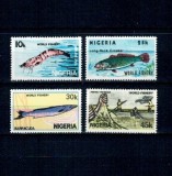 Nigeria 1983 - Pești, pescuit, serie neuzata