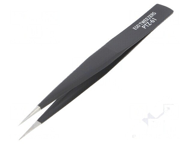 Pensetă ESD cu v&acirc;rf ascuțit 125mm