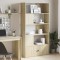 Gossi biblioteca, stejar sonoma, 100x36x189 cm, lemn prelucrat