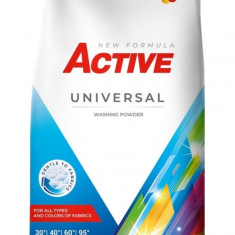 Detergent Universal de rufe pudra Active, sac 10kg, 135 spalari