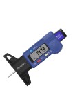 Măsurător digitală pentru ad&acirc;ncimea șanțurilor anvelopelor cu ecran LCD, instrument cu conversie &icirc;n țoli și mm