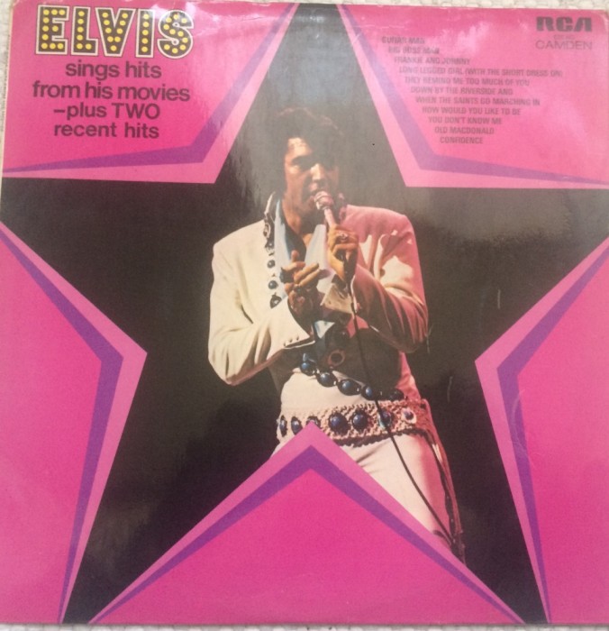 Elvis Presley Elvis sings hits from his movies 1972 disc vinyl lp muzica pop rock RCA Camden made in UK VG