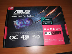 Placa video Asus Radeon RX 560 4gb GDDR5 + adaptor HDMI/VGA foto