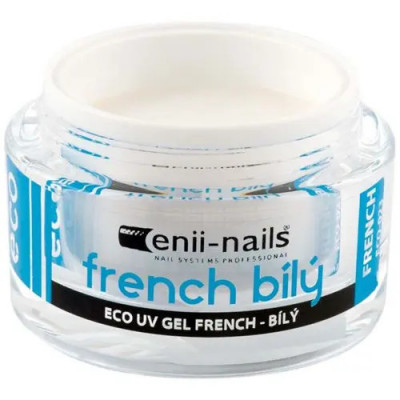 Gel UV - alb manichiură ENII French, 10ml foto