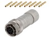 Conector circular Amphenol RT360 - Mamă 8 Pini IP67, Curent 13A, Tensiune 300V, Secțiune Cablu 0.75-1.5 mm&sup2;