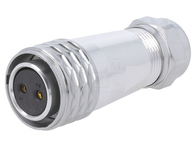 Mufă SA20 Mamă 2 PIN IP67 25A 500V pentru Cablu