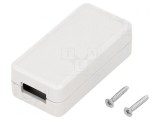 Carcasă USB ABS Gri 25x50x15.5mm