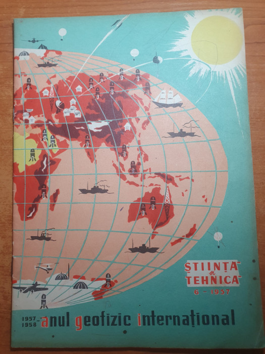 stiinta si tehnica iunie 1957-avioane moderne de transport,biogazul