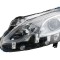 Far Peugeot 2008, 03.2013-06.2016, partea Stanga, cu lumina timp de zi tip LED; tip bec H7+H7+PWY24W; electric; argintiu; fara motor, DEPO