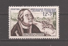 Franta 1956 - Ziua timbrului, MNH