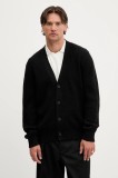 Hugo Blue cardigan culoarea negru, 50543776