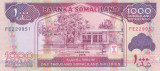 Bancnota Somaliland 1.000 Shilingi 2014 - P20c UNC
