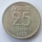 Suedia 25 &Ouml;RE 1953 argint