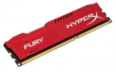 Memorie RAM Kingston, DIMM, DDR3, 4GB, 1600MHz, CL10, HyperX FURY foto