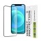 Folie de protectie Ecran Techsuit pentru Apple iPhone 12 / 12 Pro, Sticla Securizata, Full Glue, 111D, Neagra