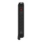 Prelungitor 5 prize cu protectie la supratensiune, 2xUSB, intrerupator, cablu 3m, siguranta copii, Negru