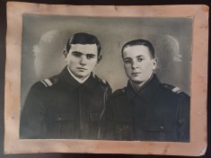 PM239N Gradați rom&acirc;ni, anii 1930-1940, fotografie de mari dimensiuni, colorizată