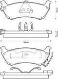 Placute frana spate Mercedes M-Class (W163), 02.1998-06.2005, marca SRLine S70-1431