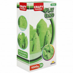 Nisip pentru modelaj Fun Sand 1000 gr culoare Verde foto