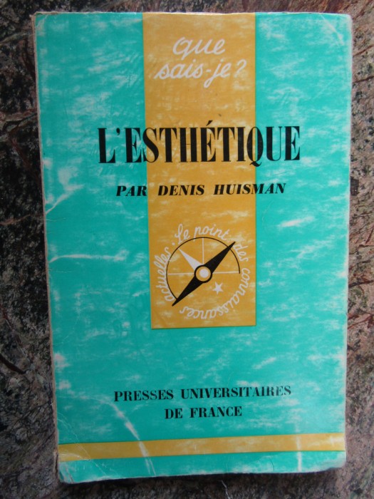 Denis Huisman - L&#039;esthetique