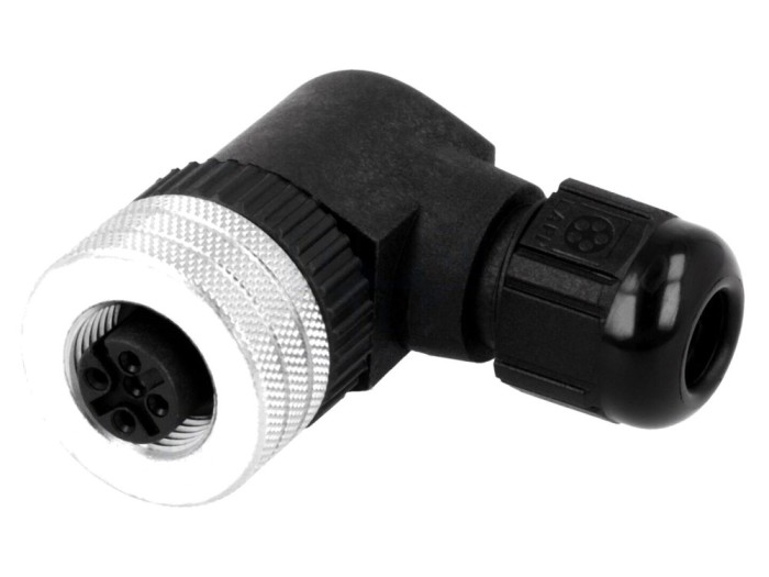 Conector M12 mamă 5 pini IP67