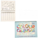 Carte de colorat - calendarul meu, Keycraft