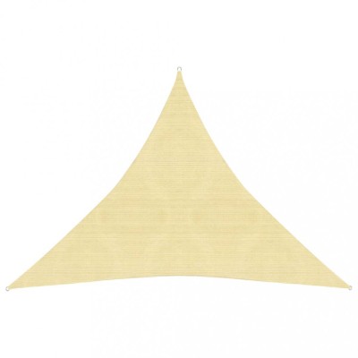 Gossi parasolar, bej, 4x4x4 m, hdpe, 160 g/m2 foto