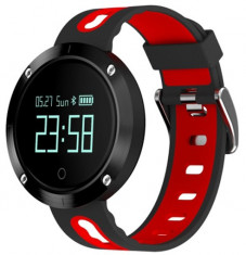 Bratara Fitness iUni DM58 Plus, Waterproof, Display OLED, Ceas, Pedometru, Monitorizare puls, Notificari, Rosu foto