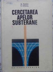 CERCETAREA APELOR SUBTERANE-M. PASCU, V. STELEA-305017