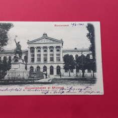 Bucuresti Universitatea si Muzeul 1903