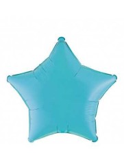Balon Folie Metalizat Stea Bleu- 45 cm foto