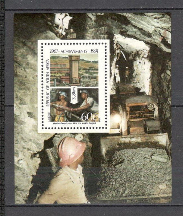 Africa de Sud.1991 30 ani Republica-Bl. DX.4