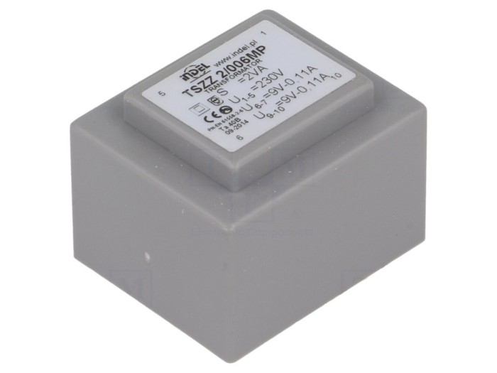 Transformator &icirc;ncapsulat 2VA, 230VAC, 9V - INDEL