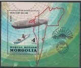 Mongolia 1981 - Vapor, Zepelin, colita neuzata