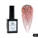 Oja semipermanentă Global Fashion, Gel polish&nbsp;Elite Glow 15&nbsp;ml,&nbsp;121